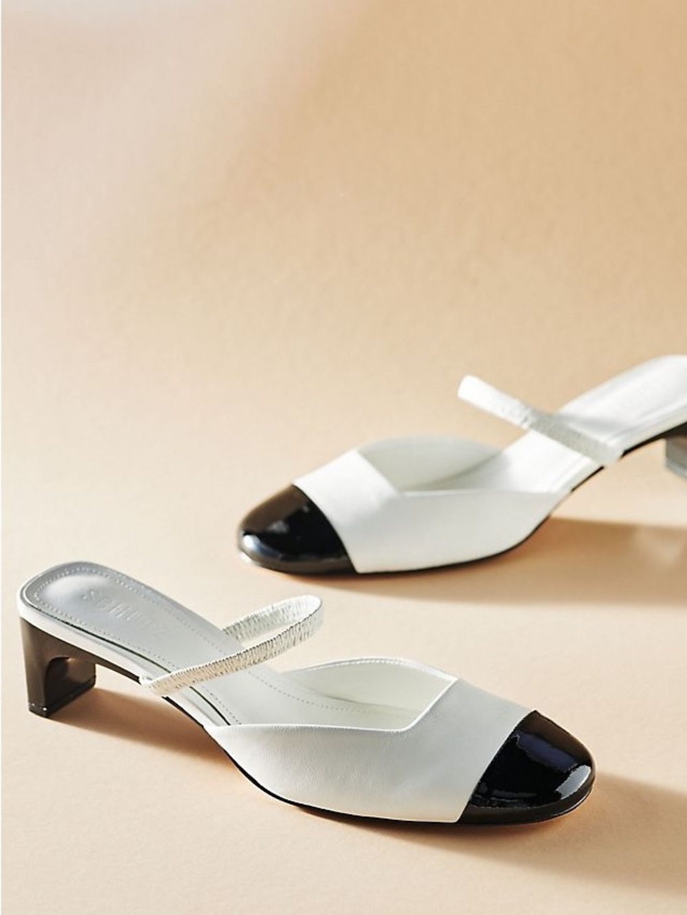 Shutz Bertie Mules Heels Size 7 Excellent Condition